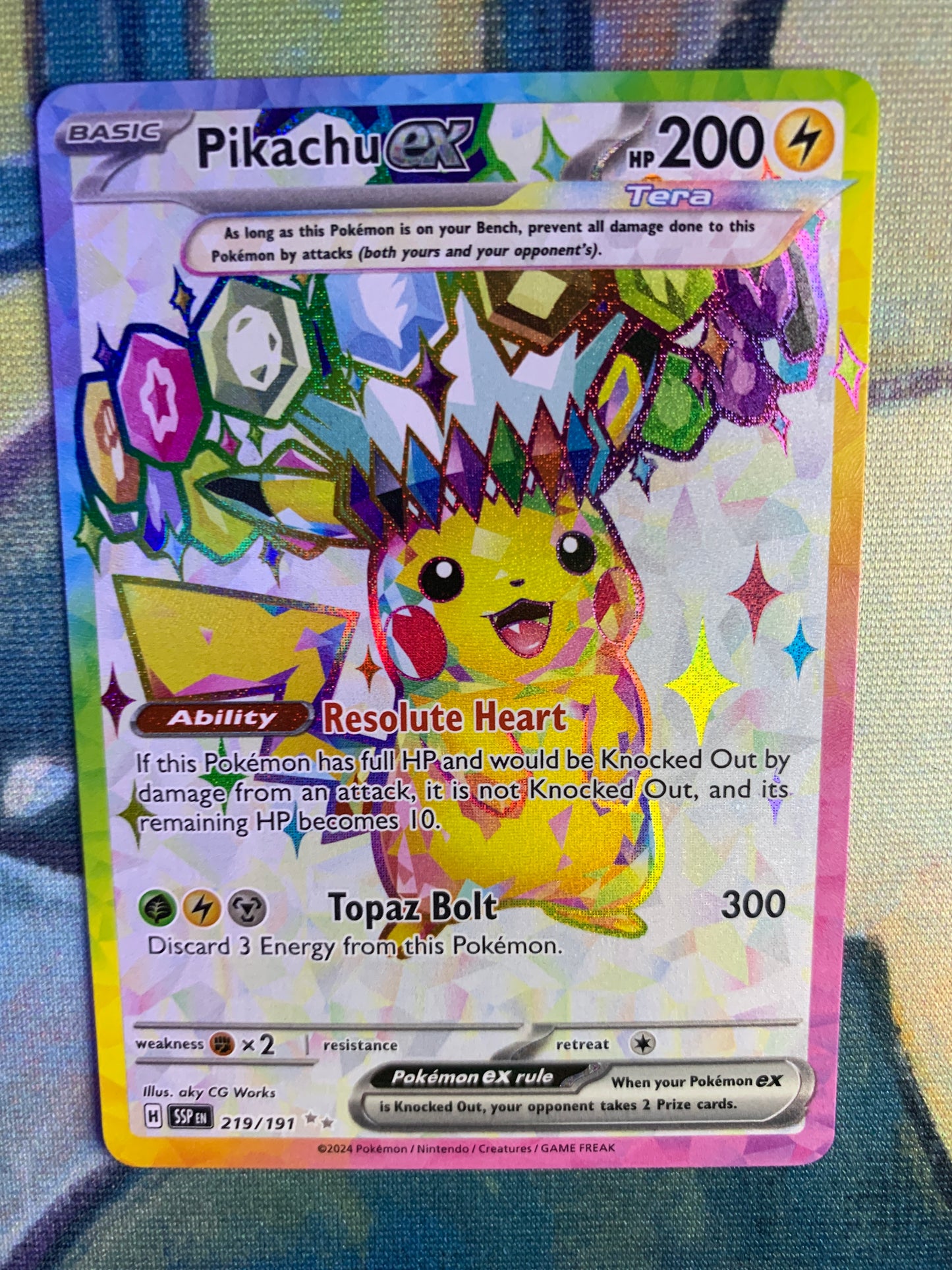 Pikachu ex (Stellar)