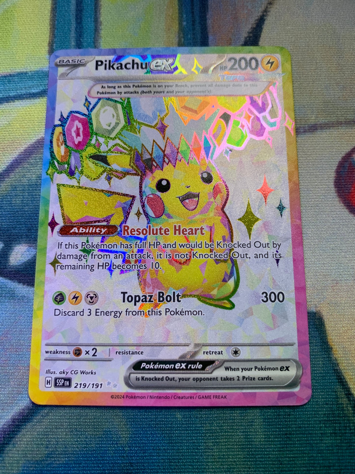 Pikachu ex (Stellar)