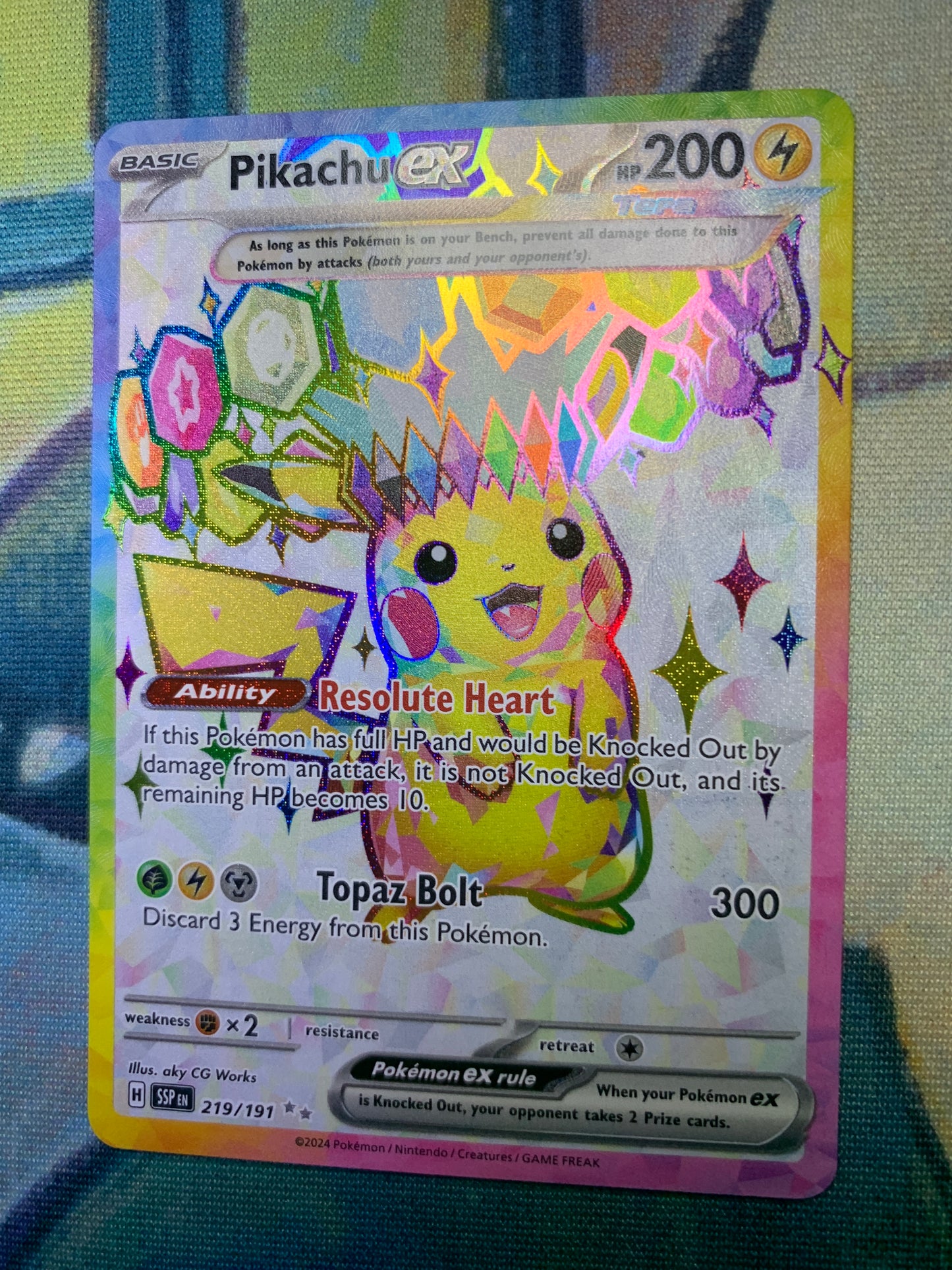 Pikachu ex (Stellar)